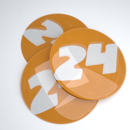 Infografik 3D Gel Doming Aufkleber