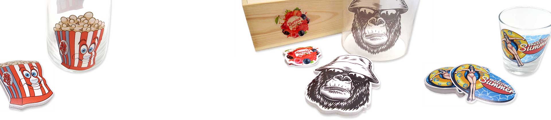 Transparente Aufkleber mit Weißoption