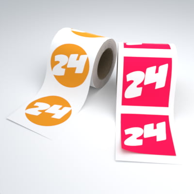 Ablösbare Etiketten